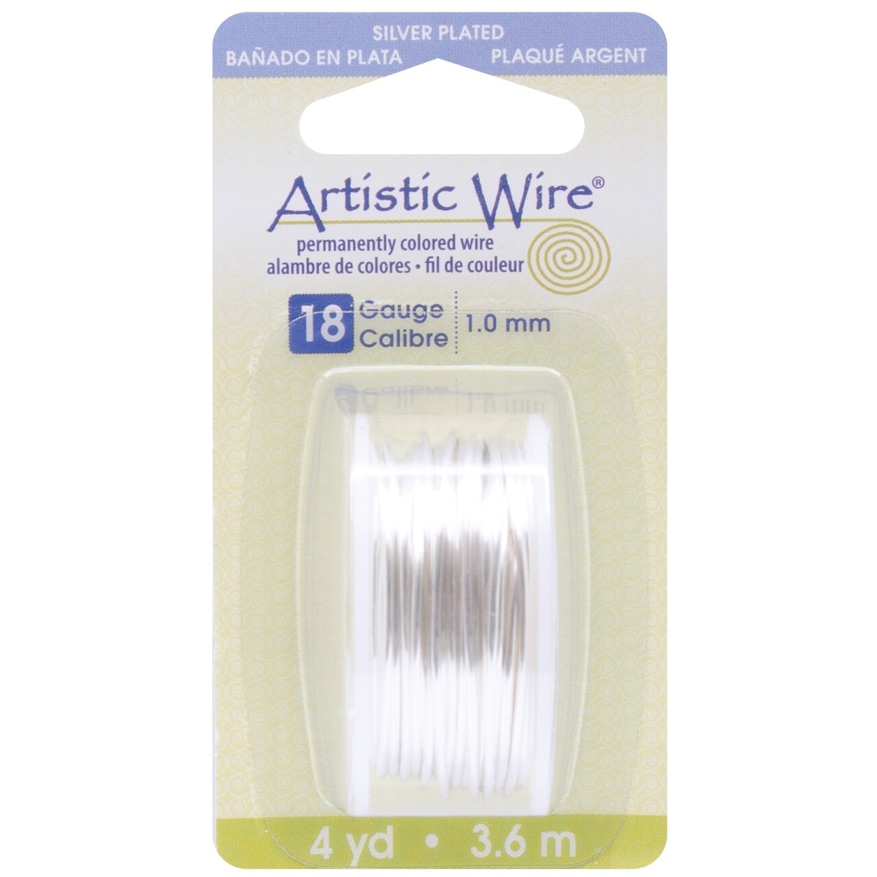 Artistic Wire 18 Gauge 4yd-Silver